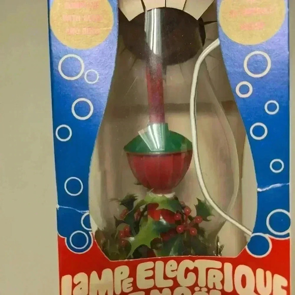 Vintage bubbling electric Christmas lamp - Picture 5 of 11